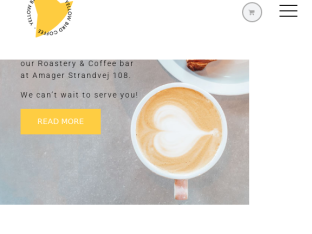 Screenshot fra https://yellowbirdcoffee.dk/